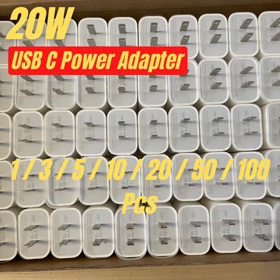 20W PD USB-C Power Adapter Fast Wall Charger For iPhone 14 13 12 iPad Wholesale