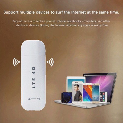4G USB Mobile Wireless Broadband 100Mbps Pluggable Transmitter Home WiFi Adapter - Afbeelding 2 van 9