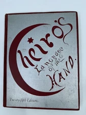 Cheiro's Language of the Hand 25th Ed Palmistry Illustrated Red Hardcover 1900’s