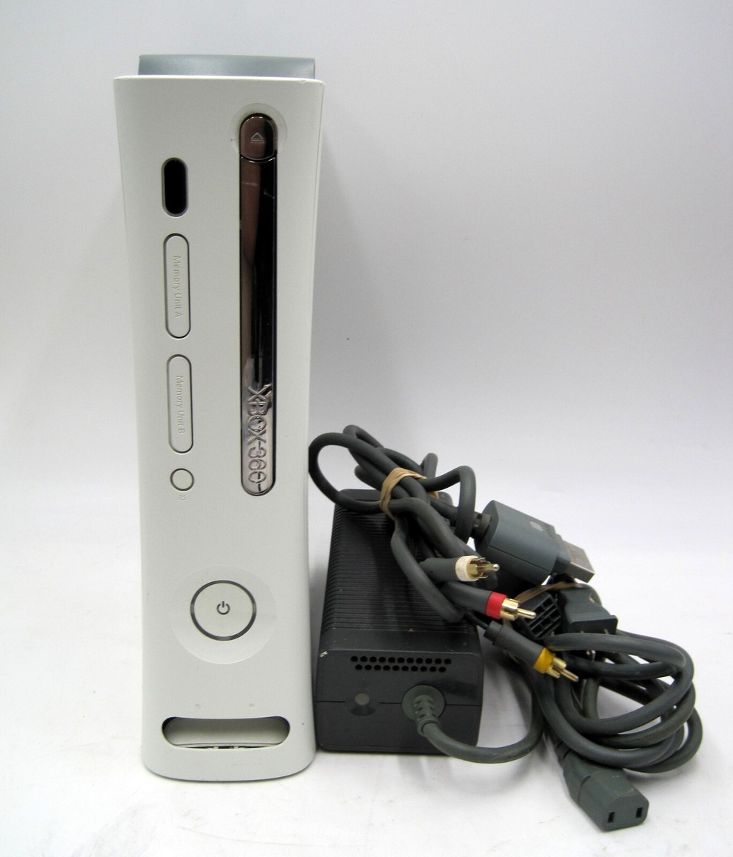 Microsoft Xbox 360 60GB HDD Console W/Power & AV Cable | eBay