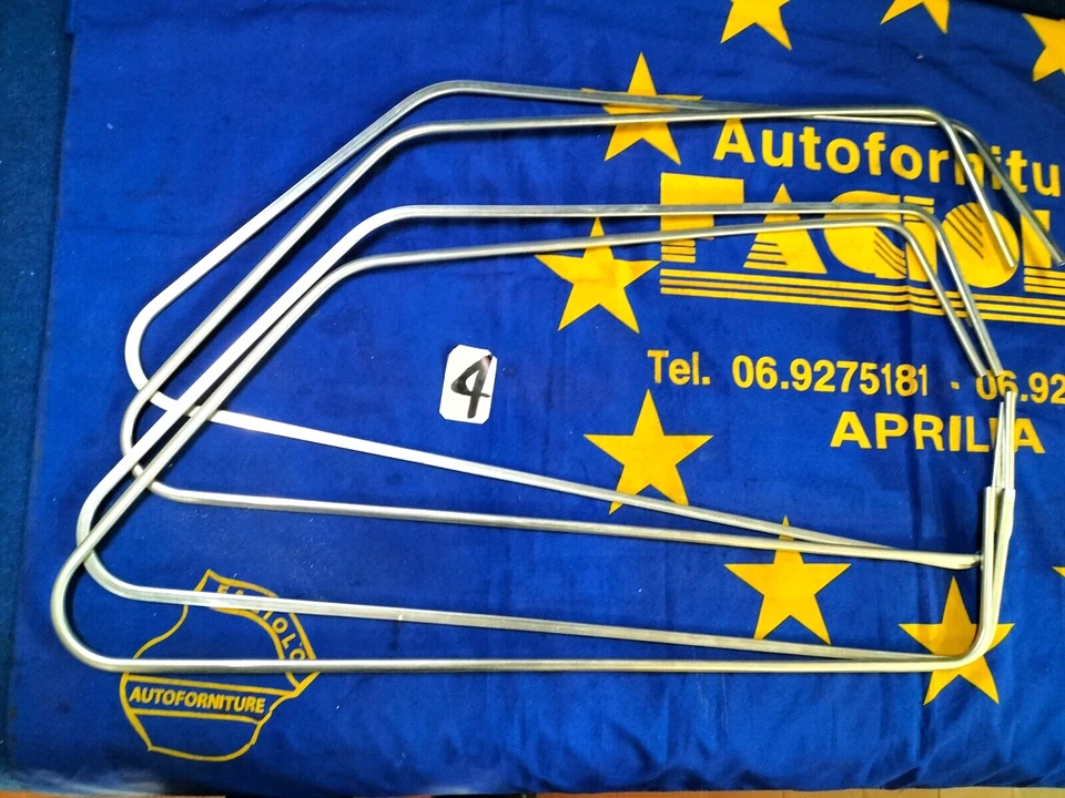 RASAVETRO PORTA FIAT 127 4P. SEAT PROFILO ALLUMINIO 4pz. Dx/Sx.MODANATURA 127 - Immagine 3 di 4