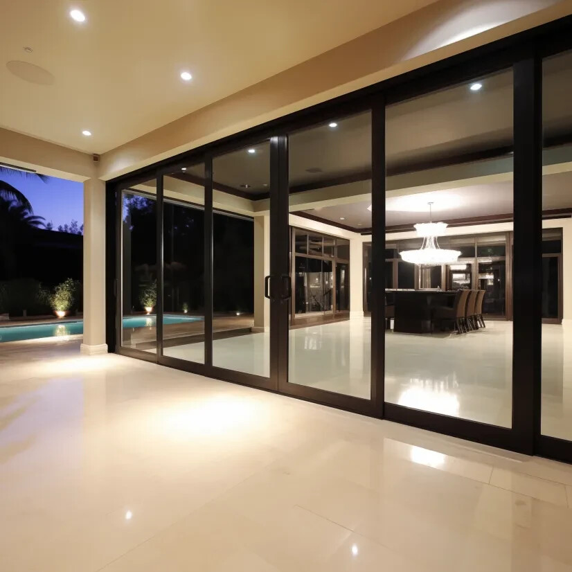 Thermal Aluminum Sliding 6-Panel Patio Door | 288