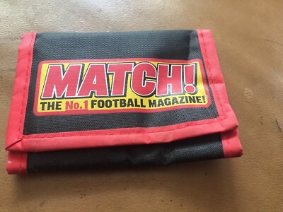 BIN Match The Number One Fußball Magazin Geldbörse in Schwarz