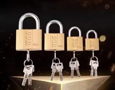 ALL SIZES HEAVY DUTY ANTI RUST PADLOCK SECURITY SHACKLE LOCK H-QUALITY STEEL