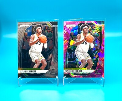 2024-25 Panini Prizm Taylor Hendricks Rookie Lot! Pink Cracked Ice Prizm!  