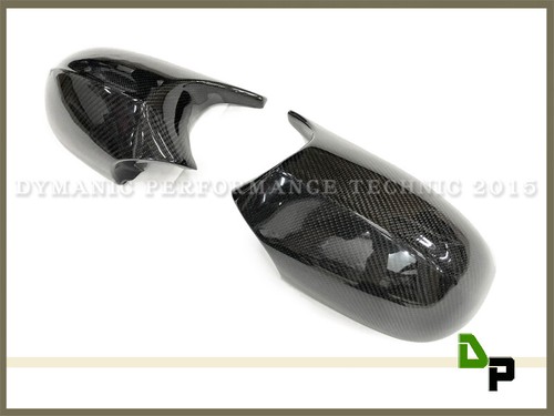 M3 Style Carbon Fiber Mirror Cover For 2011-2013 BMW E92 E93 LCI 328i 335i 2Dr - Picture 2 of 2