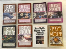 Nero Wolfe Rex Stout - CHOOSE YOUR TITLE! Large EZ READ Trade PB VG 90's #14