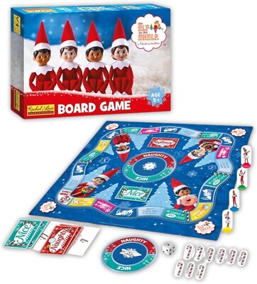 RACHEL LOWE SPIELE & PUZZLES ELFE IM REGAL BRETTSPIEL NEU