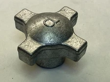 Carr Lane 4 Point Lobed Aluminum Hand Knob 2" Across 1/2-13 ” Threaded (NOV36)