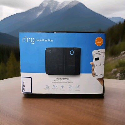 Ring Smart Lighting - Low Voltage Lighting Transformer  Black Bridge Required