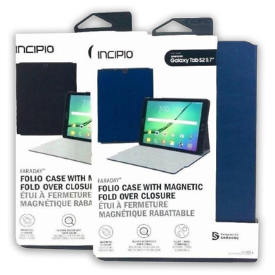 Incipio Faraday Folio With Magnetic Closure Case for Samsung Galaxy Tab S2 9.7''