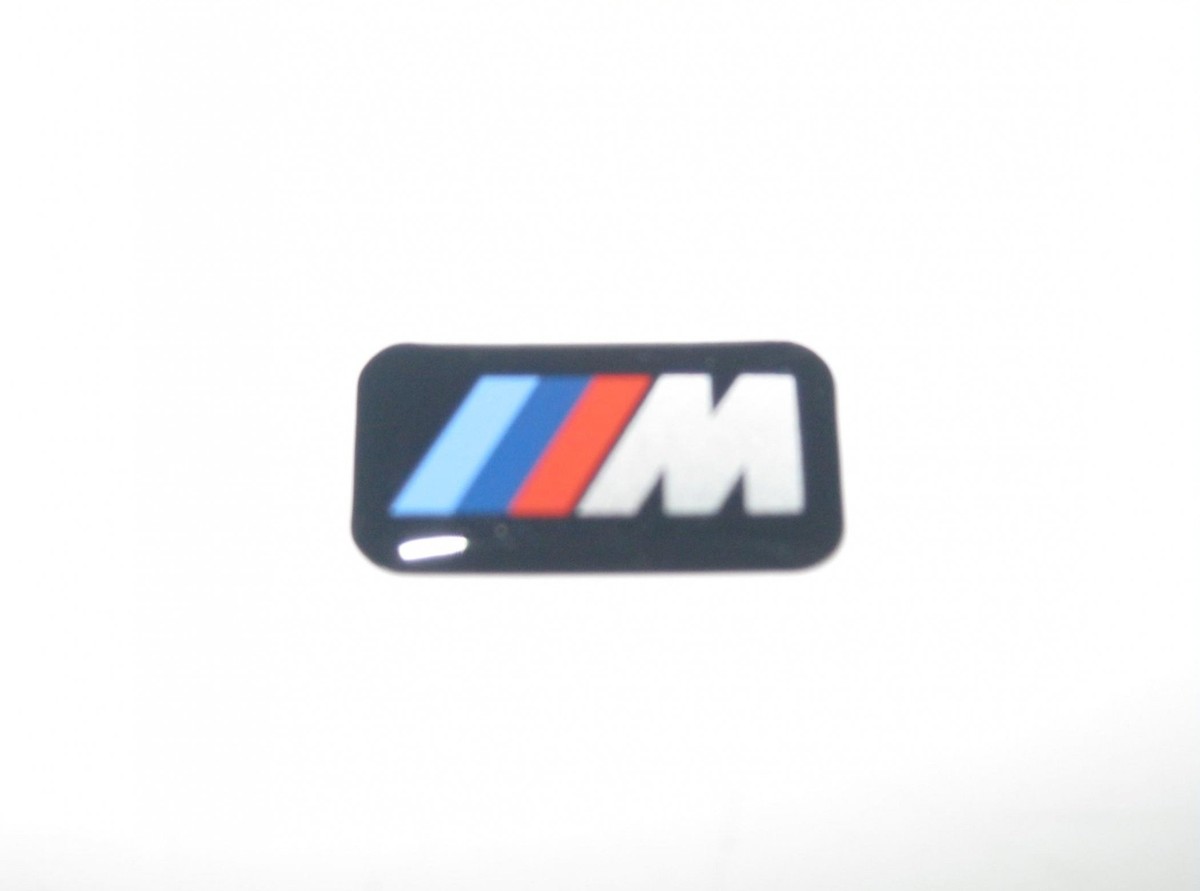 BMW M-Tech Alloy Wheel Badge Emblem Sticker 10mm x 18mm