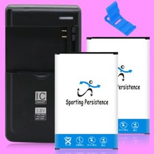 Long Lifespan 2x 3880mAh Extended Slim Battery Charger for LG K4 LTE VS425 Phone