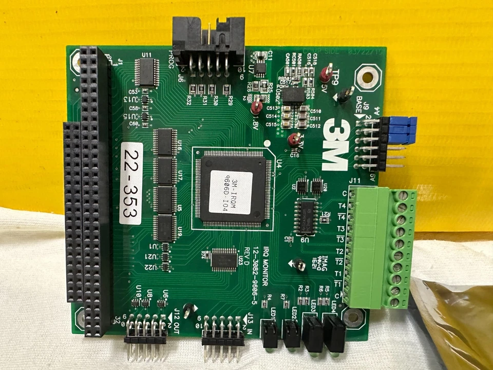 3M 12-3082-9606-5 Rev D PC/104 IRQ Monitor Expansion Card 3M-IRQM 9606D-I04 New - Image 2 of 4