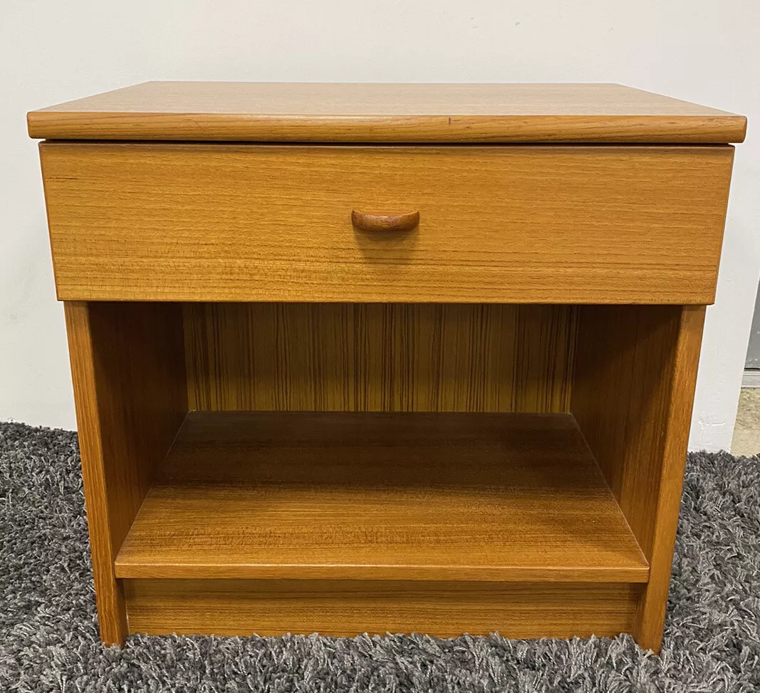 Teak nightstand deals