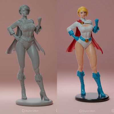 1/35 Scale Resin Model Kit - 4 Unpainted Young Ladies Figures (Civilian, Unbuilt BL824)
