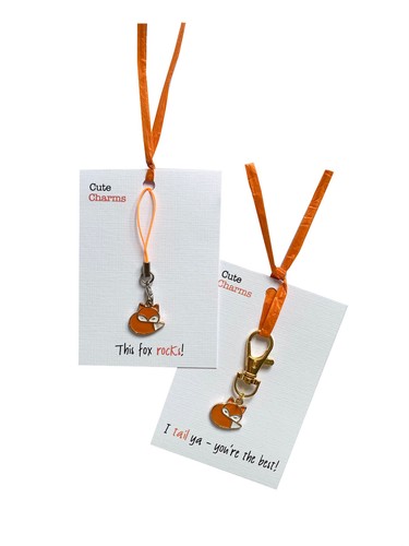 Urocze charmsy! TRUSKAWKOWE zapięcie/telefon charm. Różne slogany. Idealna na podziękowania - Zdjęcie 7 z 21