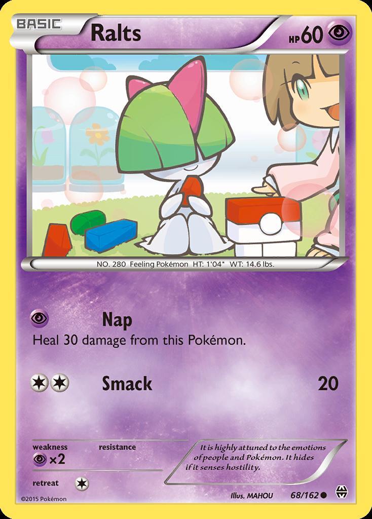 Pokemon Ralts (68/176) BREAKthrough LP REVERSE HOLO