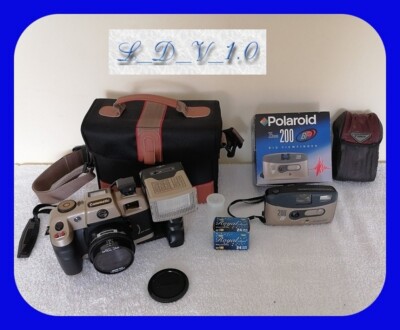  Canon Kamera + Polaroid + Rolle 2er Set Vintage Maschinen 