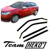 Windabweiser Regenabweiser Heko FüR Citroen C4 2 2010-2018 4-Tlg