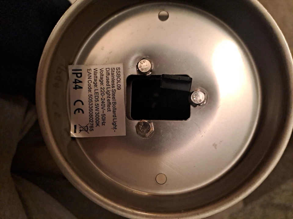 Stainless Steel Bollard Light - Diffused Light Effect SSBOL09 IP44 - Image 3 of 3