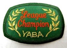 YABA Youth Bowling League Champion Embroidered Patch - New