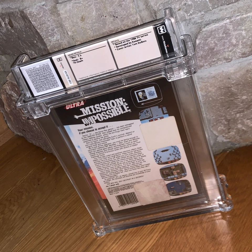 New Mission: Impossible WATA 9.4 Factory Sealed H-Seam Graded Game 1990 Ultra - Image 3 of 3