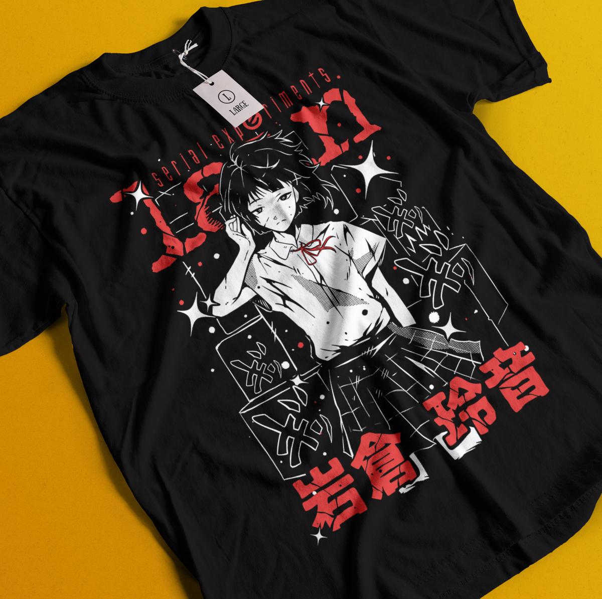 Serial Experiments Lain Shirt Iwakura Tshirt Masami Eiri T-Shirt