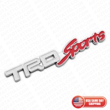 Trd Sport Trunk Fender Door Letter Decorate Nameplate Badge 3d Emblem White Red Trd Sport Trunk Fender Door Letter Decorate Nameplate Badge 3d Emblem White Red