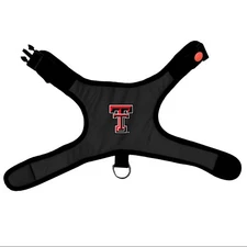 TEXAS TECH RED RAIDERS DOG CAT VEST HARNESS PREMIUM PADDED w/ SAFETY LOCK