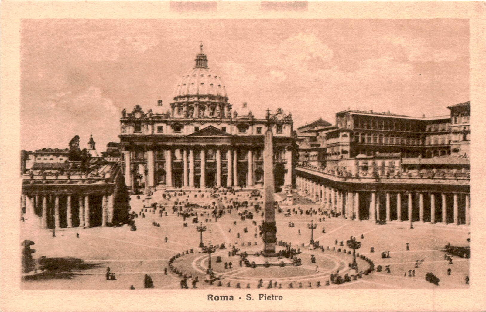 Roma, S. Pietro, Terni, Italia, Uff. Rev. St Postcard
