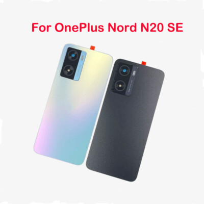 For OnePlus Nord N20 SE Rear Housing Glass Battery Back Door Cover with Lens