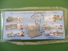 SOUVENIRS PHILATELIQUES 2007 ALBERT LONDRES NEUF