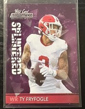 2021 Wild Card Alumination Collegiate Splintered Purple Ty Fryfogle Indiana
