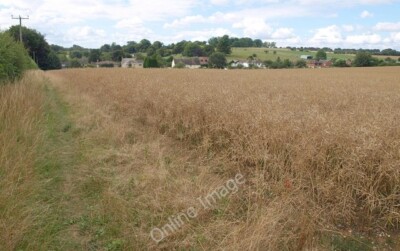 Photo 6x4 Newton Tony from the north Houses along Beechfield seen from th c2010
