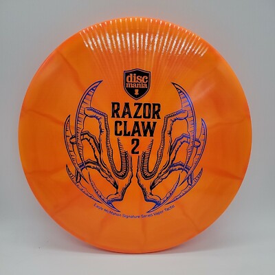 Discmania Razor Claw 2 Vapor Tactic Orange Swirl/Blue Stamp 174g