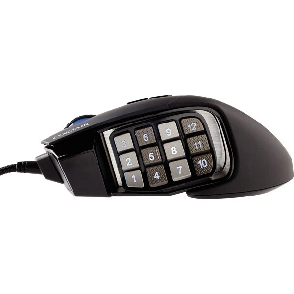 840006616214 Corsair Scimitar RGB Elite mouse Right-hand USB Type-A Optical 1800 - Image 4 of 4