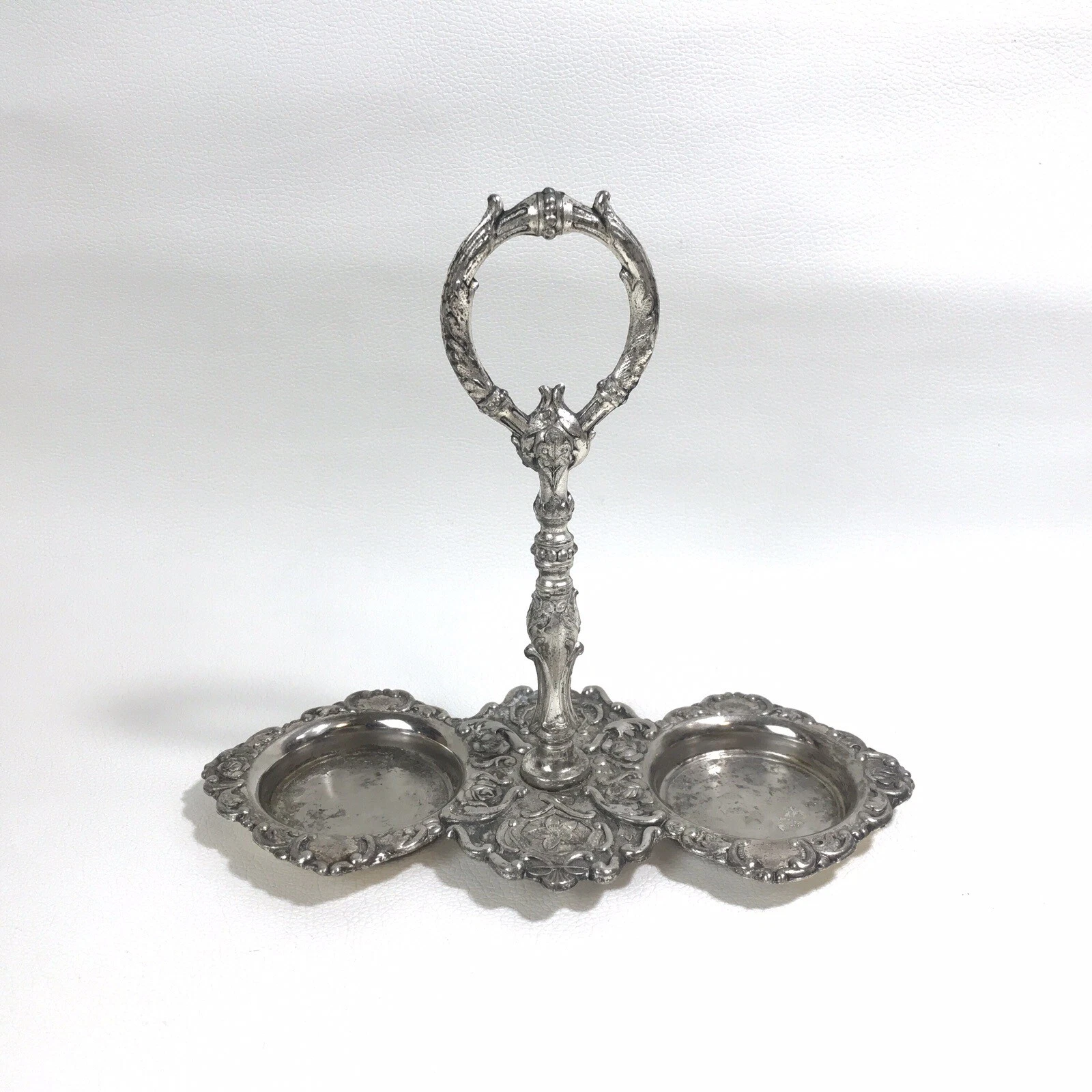 VTG Victoria Style Oil & Vinegar Set Bottle Tray Holder Metal Tray Japan Made
Opens in a new window 