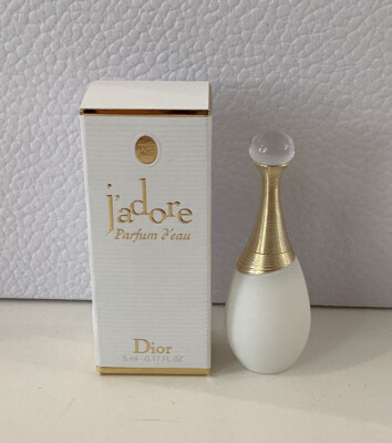 J'ADORE DIOR Travel Parfum D'eau .17 5 ml Brand New Mini