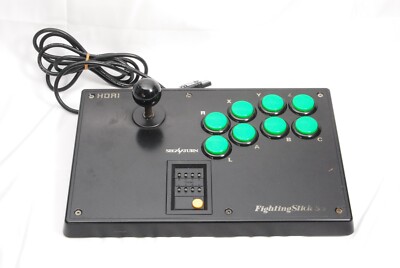 HORI Sega Saturn Fighting Stick SS HSS-07 Arcade Controller Japan Tested