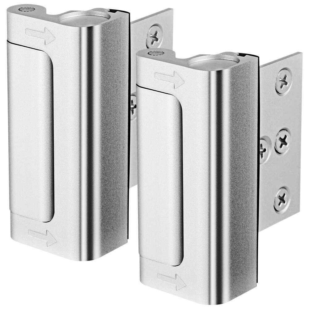 2pcs Heavy Duty Front Door Reinforcement Lock for Enhanced Home Security