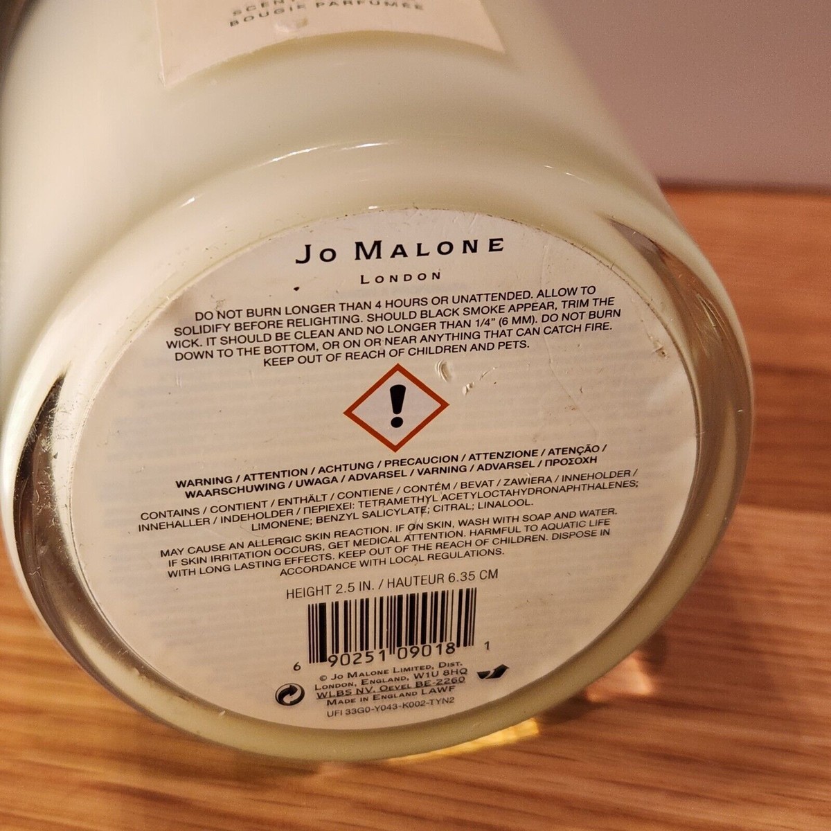 Jo Malone Orange Bitters Scented Candle New- 200g (2.5