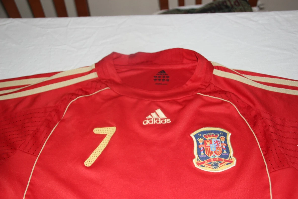 T Shirt Calcio Gruppo Di Spagna Marca Adidas Taglia XL Dietro N 7