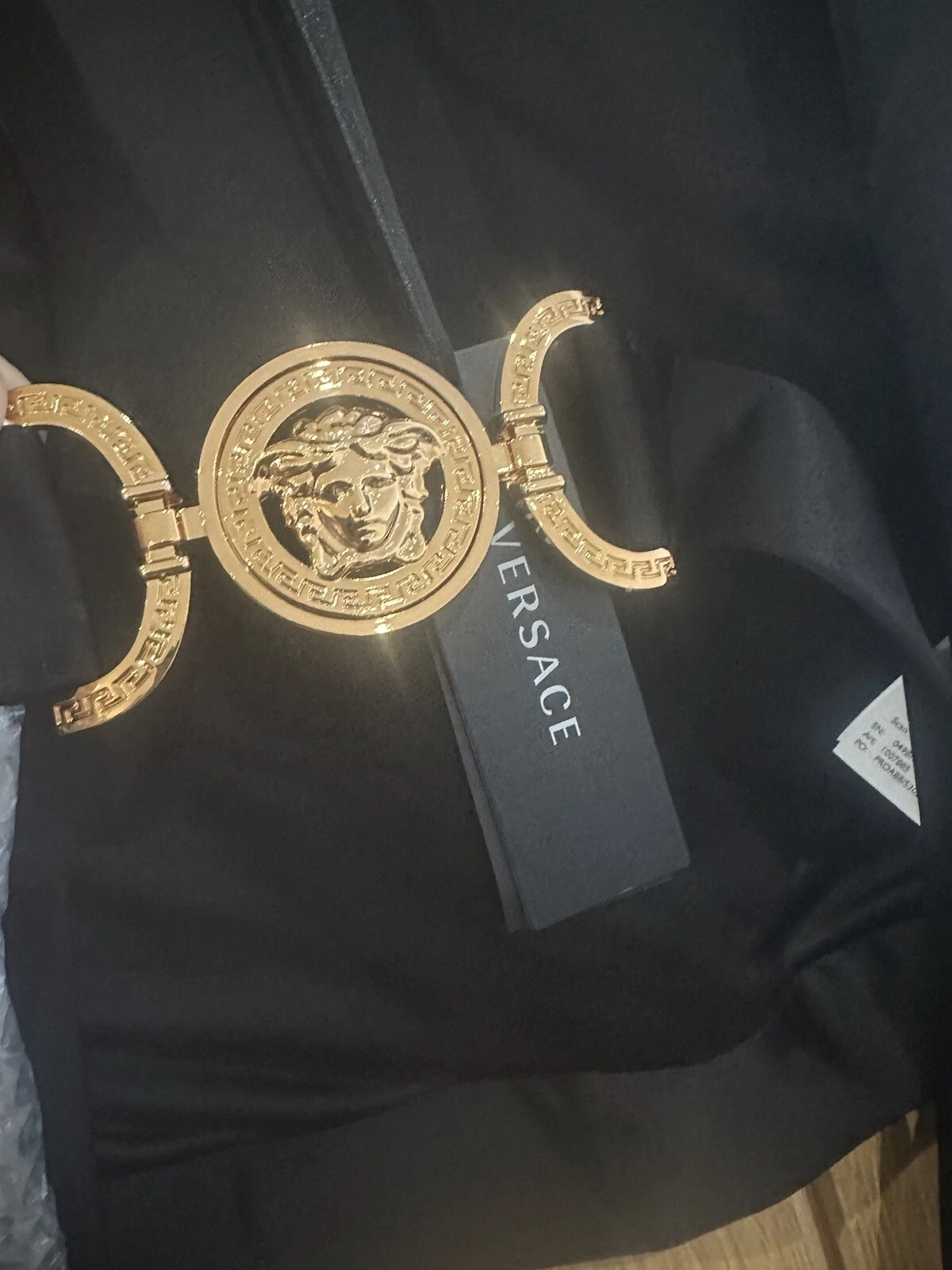 Felpa con cappuccio VERSACE Medusa Biggie taglia XS ORIGINALE IMBALLO ORIGINALE £1070 #R6