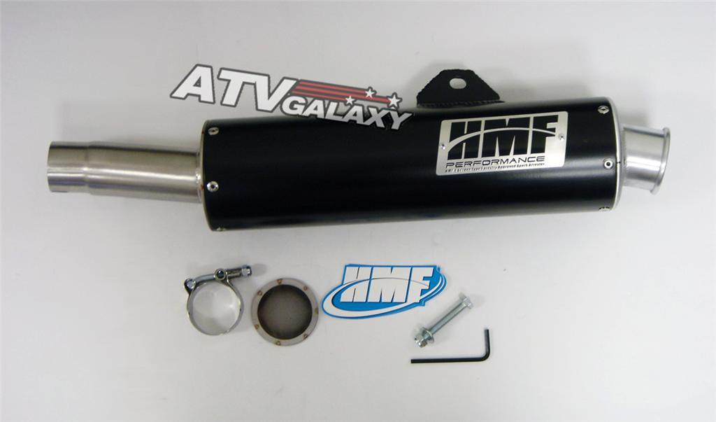 HMF Performance Black Exhaust Pipe Muffler Honda Rancher 350 All Years