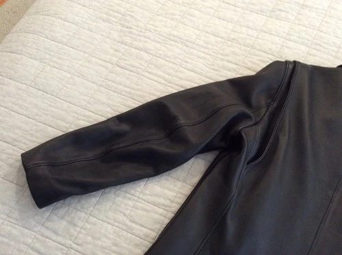 New 2026 SCHOTT NYC Delivery Black Lambskin leather jacket Men's Size L image 7