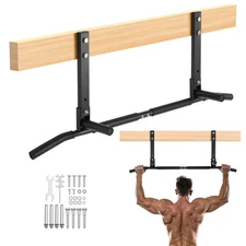 VEVOR Joist Mount Pull Up Bar Ceiling Mounted Chin Up Bar Heavy Duty Home Gym