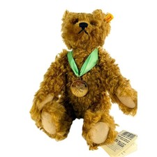 Steiff 2007 Bear of the Year Mohair Danbury Mint Medallion Ltd Ed Tag 669521 12"