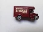 matchbox lesney  17a Bedford removal van maroon gold trim