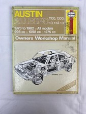 165 -Austin Allegro 1973-82 All Models 1100 & 1300 Haynes Owners Manual
